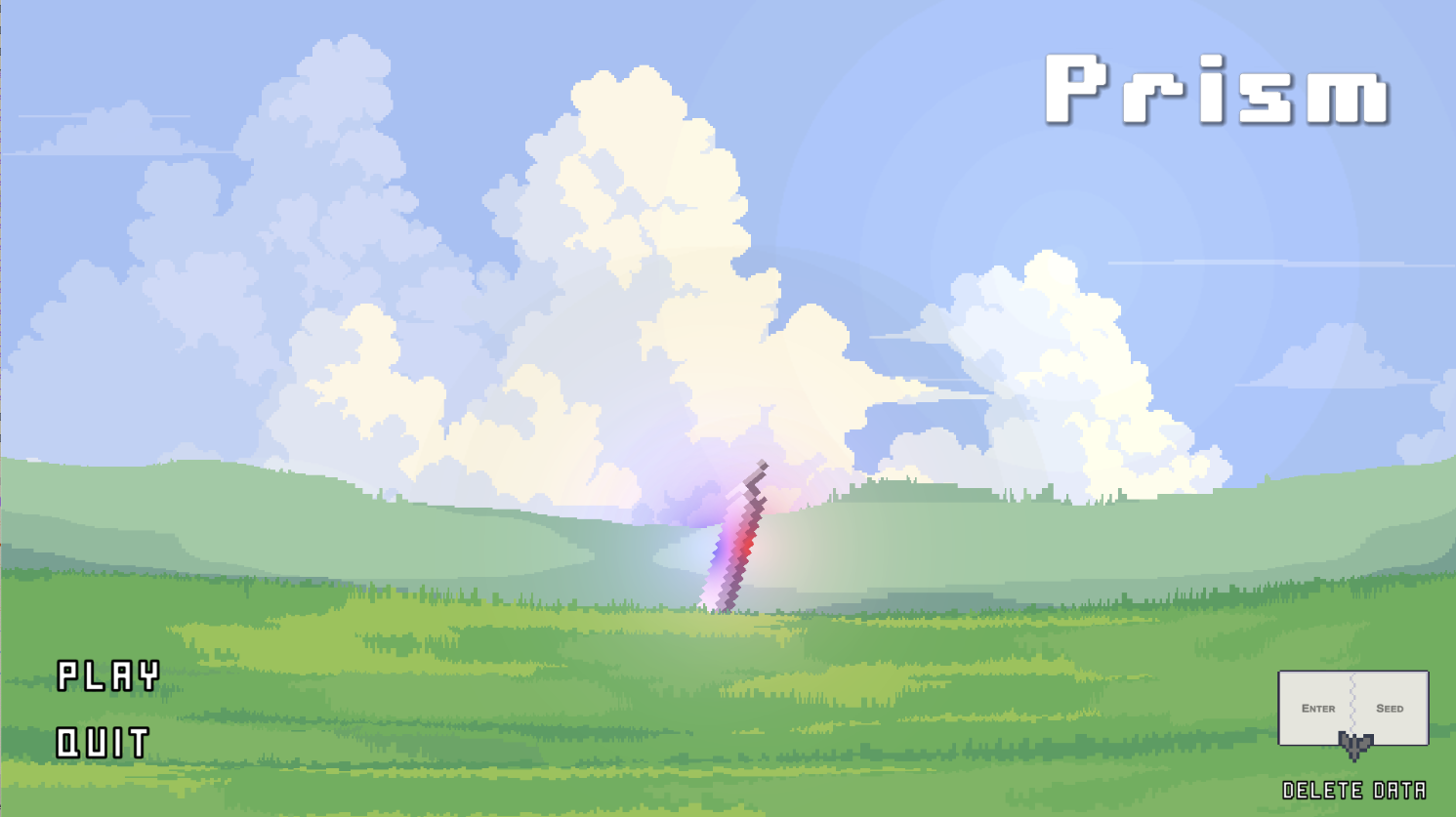 Prism — title screen